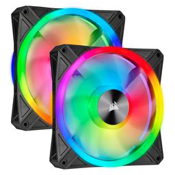 Corsair iCUE QL140 50.2 CFM 140 mm Fans 2-Pack