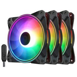 Deepcool CF120 Plus 52.5 CFM 120 mm Fans 3-Pack