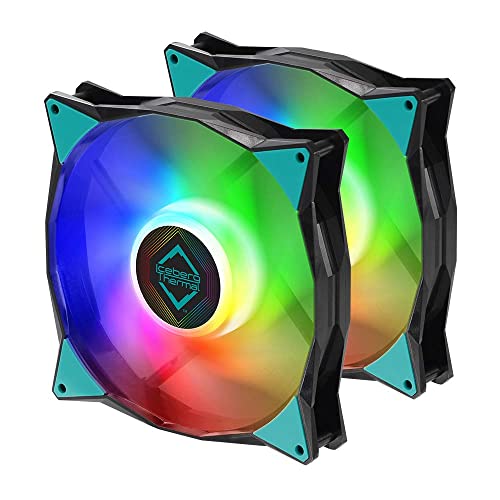 Iceberg Thermal IceGALE ARGB 96 CFM 140 mm Fans 2-Pack