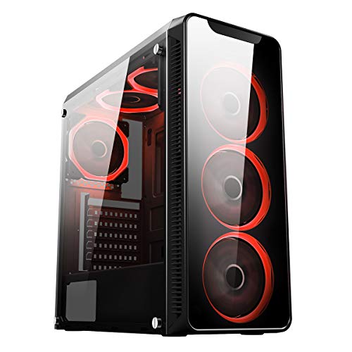 CiT Blaze Red ATX Mid Tower Case