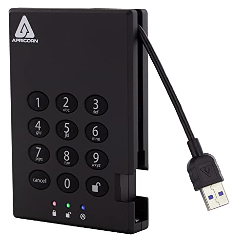 Apricorn Aegis Padlock 3.0 1 TB External Hard Drive