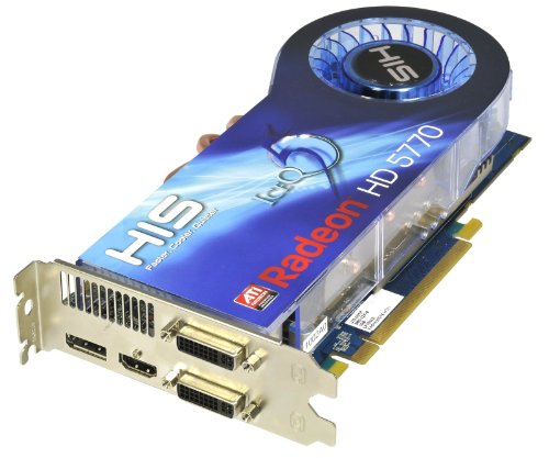 HIS H577QT1GD Radeon HD 5770 1 GB Graphics Card