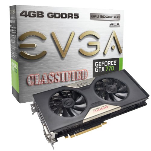 EVGA Dual Classified ACX GeForce GTX 770 4 GB Graphics Card