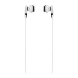 Audio-Technica ATH-CHX5ISWH Earbud With Microphone