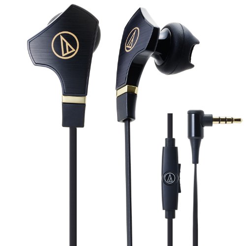 Audio-Technica ATH-CHX7ISBK Earbud With Microphone