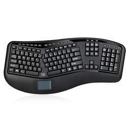 Kodak TRUFORM 4500 Wireless Ergonomic Keyboard With Touchpad