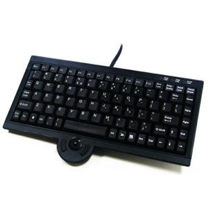 SolidTek KB-3920BU Keyboard Wired Mini Keyboard With Trackball