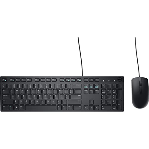 Dell KM300C Wired Standard Keyboard With Optical Mouse