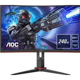 AOC C27G2ZE/BK 27.0" 1920 x 1080 240 Hz Curved Monitor