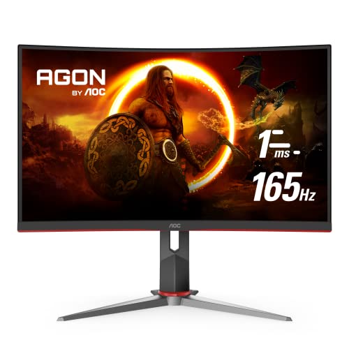 AOC G2 CQ32G2S 31.5" 2560 x 1440 165 Hz Curved Monitor