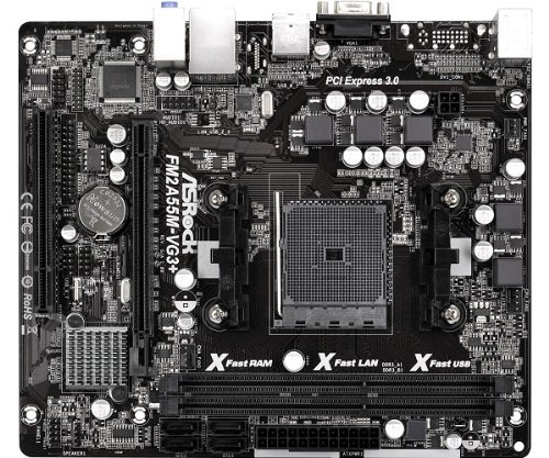 ASRock FM2A55M-VG3+ Micro ATX FM2+ Motherboard