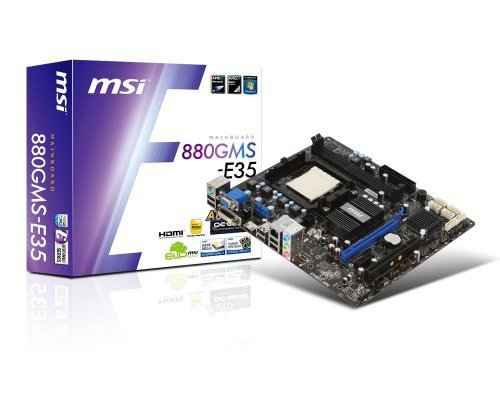 MSI 880GMS-E35 Micro ATX AM3 Motherboard