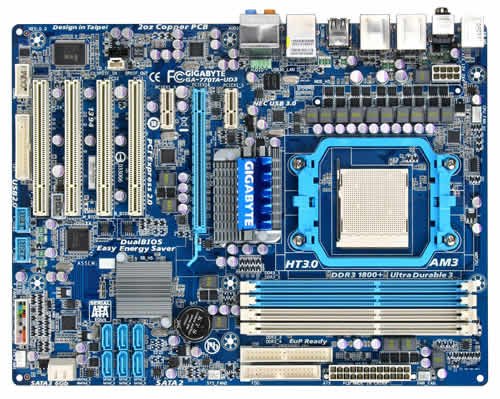 Gigabyte GA-770TA-UD3 ATX AM3 Motherboard