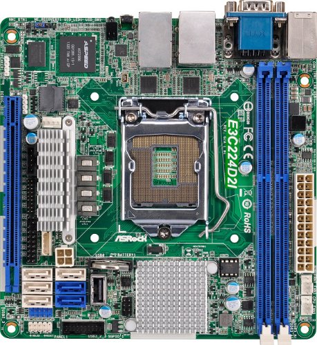 ASRock E3C224D2I Mini ITX LGA1150 Motherboard