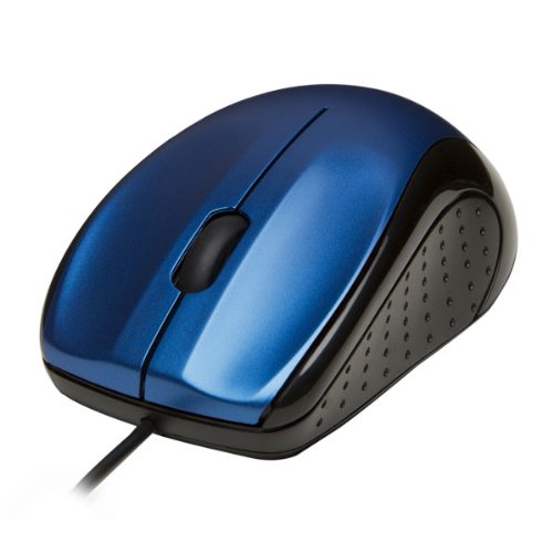 V7 MV3010010-BLU-5NB Wired Optical Mouse