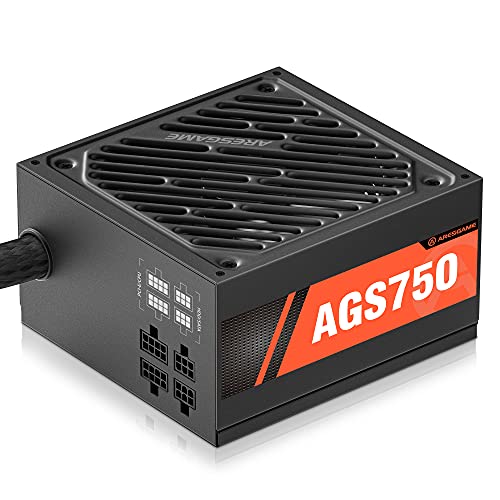 ARESGAME AGS 750 W 80+ Gold Certified Semi-modular ATX Power Supply