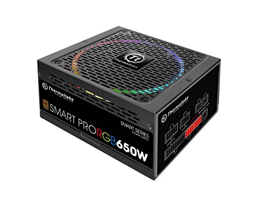 Thermaltake Smart Pro RGB 650 W 80+ Bronze Certified Fully Modular ATX Power Supply