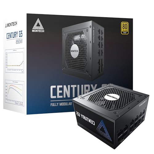 Montech CENTURY G5 850 W 80+ Gold Certified Fully Modular ATX Power Supply