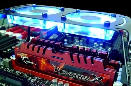 G.Skill Ripjaws X + Turbulence II 4 GB (2 x 2 GB) DDR3-2200 CL9 Memory