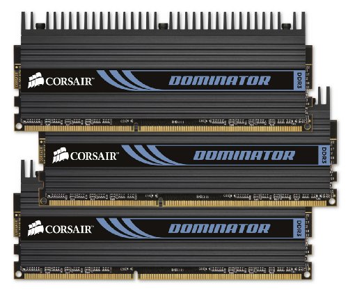 Corsair Dominator 6 GB (3 x 2 GB) DDR3-1600 CL7 Memory