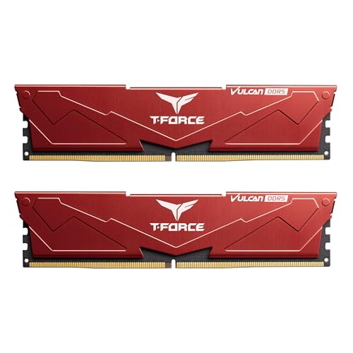 TEAMGROUP T-Force Vulcan 64 GB (2 x 32 GB) DDR5-6000 CL38 Memory