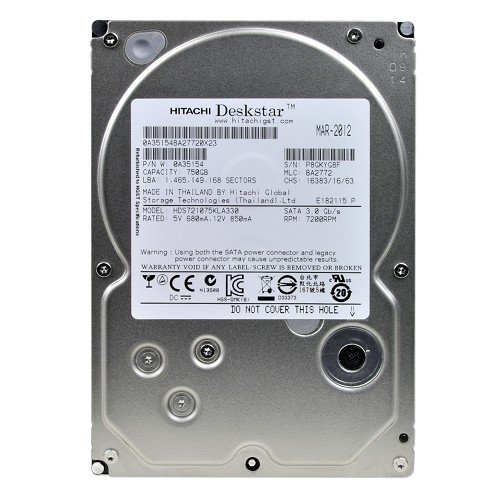 Hitachi 7K1000.B 640 GB 3.5" 7200 RPM Internal Hard Drive