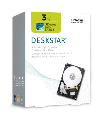 Hitachi Deskstar 3 TB 3.5" 5400 RPM Internal Hard Drive