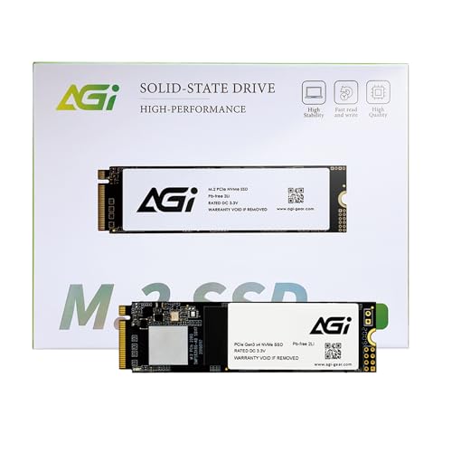 AGI AI198 512 GB M.2-2280 PCIe 3.0 X4 NVME Solid State Drive