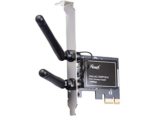 Rosewill RNX-AC1300PCEv2 802.11a/b/g/n/ac PCIe x1 Wi-Fi Adapter